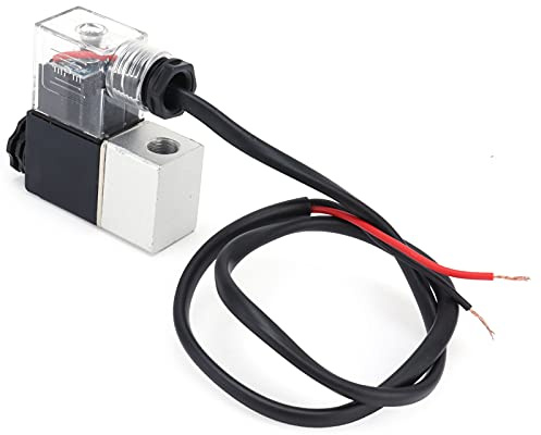 Magnetventil Luftventil Entlüftungsventil Rückschlagventil Abschalten Auslassventil Empfindlich Langlebig Leicht zu Bedienen Geräuscharmer Luftkompressor Zubehör 187V-253V mit Licht/Kabel