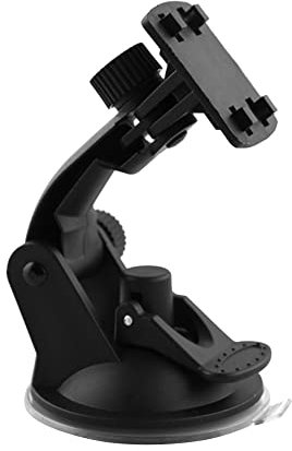Staffa A Ventosa per Sistema di Navigazione per Auto, Asudaro Supporto Ventosa Navigatore Staffa per Navigatore Gps Staffa di Fissaggio per Navigatore per Auto 4 Clip Posteriore con Artiglio Nero