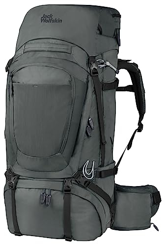 Jack Wolfskin Damen Denali 65+10 Women Backpack, Slate Green, ONE Size