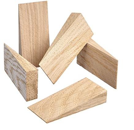 50 Holzkeile Keil Holzkeil Buche/Esche/Eiche 65x30x11mm