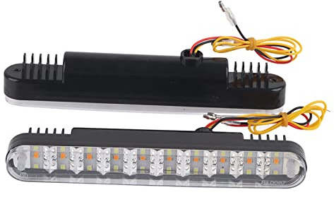 voiture feux jour Feu de Jour pour Voiture, 2x30 LED, DRL, pour la sécurité, Blanc, Super Lumineux, Clignotant à Bande Automatique
