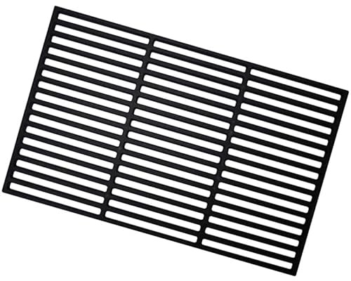 Daromigo 54 x 34 cm, griglia in ghisa smaltata, griglia rettangolare in ghisa smaltata, accessorio per barbecue, barbecue a gas, barbecue a carbonella e molto altro ancora, per barbecue a gas,