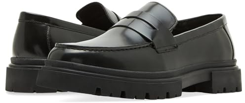 Steve Madden Men's Zephyr, Black Box Leather,11