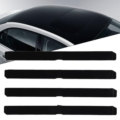 4 piezas de cubierta de techo de coche, cubierta de techo de coche, cubierta de riel de techo de repuesto para Opel Astra H 51 87 877 51 87 878