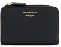 Emporio Armani Porte-monnaie Myea pour femme noir, noir, Taille unique