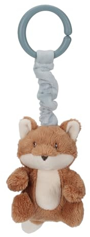 Little Dutch Aufziehtier mit Vibration Spielzeug für Baby Babyschale/Kinderwagen Kinderwagenspielzeug Fuchs blau - Forest Friends