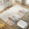 Lertantri 200X130cm Tapis Bebe Pliable avec sac de Transport, Imperméable Tapis Enfant, Tapis de Jeux Bebe, Tapis d'éveil Antidérapant avec Renforcement des Bords, Tapis d'éveil Souple Pour Bébé