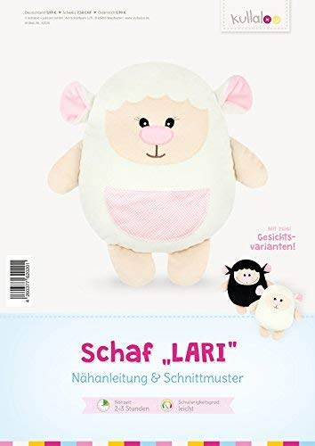 kullaloo Nähanleitung & Schnittmuster Schaf lari (Deutsch)