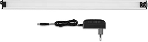 REV SLIMTOUCH LED Unterbauleuchte flach 18mm - 52cm, 9W, 620lm, silber | Schrankbeleuchtung | erweiterbar