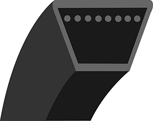 SKANA - Courroie Lisse 5/8 43 Pouces - Trapézoïdale 4L - Section 12,7x8 mm - Longueur Extérieure : 2387,60 mm - Facilité De Remplacement - Résistante Et Durable - Remplace Pièce Origine : 532180215