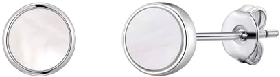 Philip Jones Mother of Pearl Stud Earrings