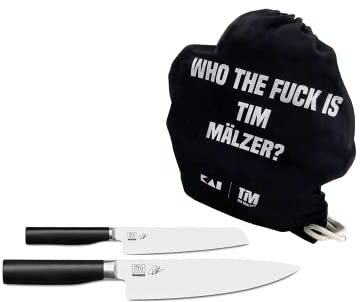 Palatina Werkstatt ® Kai Shun Tim Mälzer Kamagata Set | TMK-0701 Allzweckmesser+ TMK-0706 Kochmesser + Turnbeutel vonTim Mälzer
