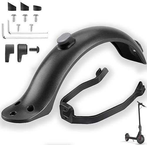 NECBAOA Guardabarros Patinete Electrico, Guardabarros Trasero para Xiaomi M365 / M365 Pro, con Soporte, con Tornillos Y Tuercas, Patinete Accesorio