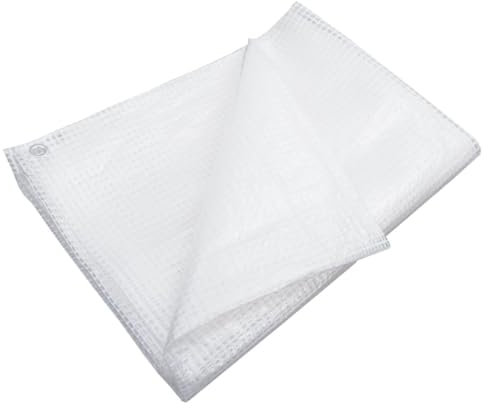 vidaXL Lona de Gasa de Vuelta Tejidos Elásticos Cubierta Rejilla Lámina de Recambio para Invernadero Camping Jardín Blanco 140 g/m² 2x3 m