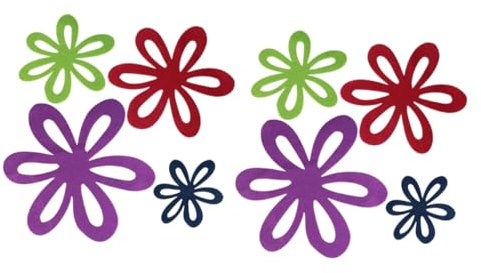 Alipis 8piezas Almohadillas Aislantes para Cocina De Olla Antideslizantes y Resistentes Al Calor para Cocinas y Picnics Diseño De Flores Color