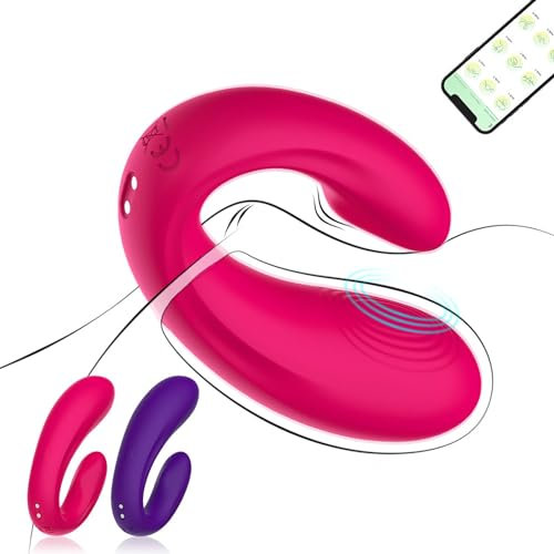 LYAMais G-Punkt-Vibratoren,Paar-Vibratoren Vibrator Sex Spielzeug für die Frau Paare mit 9 Vibrationsmodi APP-Fernbedienung Sex Toys vibratorstarb Klitoris Stimulator Dildo Vibratoren leise（Lila）