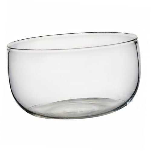COLLBATH Glasfruchtschale Transparent Hitzebeständig Salatschüssel Für Küche Obst Und Desserts Aufbewahrungsschale Mit Fassungsvermögen Für Heimgebrauch
