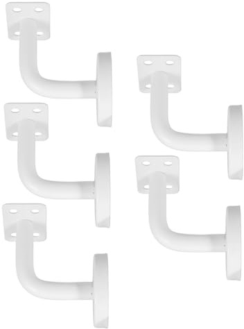 HOMSFOU Soporte De Reposabrazos Soporte De Pasamanos Recto Herrajes Para Pasamanos Soporte De Pasamanos De Pared Soportes De Pasamanos Para Escaleras Soportes De Pasamanos Para Escaleras