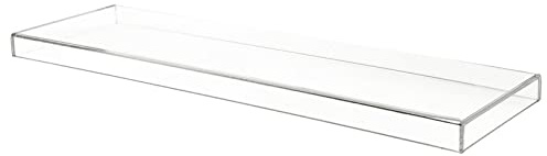 BRIGHTFUFU Acryl Tastaturabdeckung Transparent Durchsichtige Tastaturschutzhülle gegen Staub und Katzen 104/108 Tasten 435x129x18mm Wasserabweisender Schutz für Mechanische und Gaming