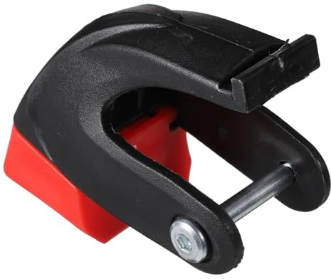 Toyvian Inline Skates Bremsklotz Ersatz mit Schrauben Schwarz roter Bremsbelag für Einfach Montierbare Roller Skate Bremsen Sicherer Stopper für Inline Skating Anfänger