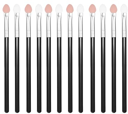 12 PCS Eyeshadow Applicators Shadow Foam Eyeshadow Brushes Double Sided Sponge Eye Shadow Applicators Makeup Tool