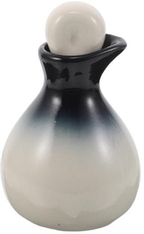 Artibetter Pot en Céramique pour Huiles Essentielles, Diffuseur D' Précis, Flacon Distributeur D' de Hermétique 100 Ml, Set 3 Pièces Bleu Dégradé, Salon de Beauté et Usage