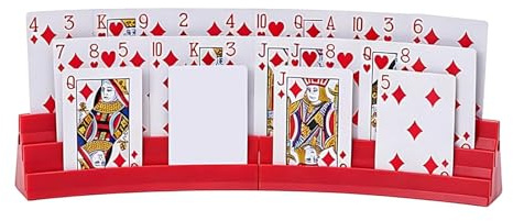 Spelkortshållare För Barn 2 Stycken Magnetisk Expanderbar | Pokerkorthållare Ställ För Barn Tonåringar Vuxna Samlare Nybörjare Spelrum Lägenhet Barer Klubbar Familjekväll Fest