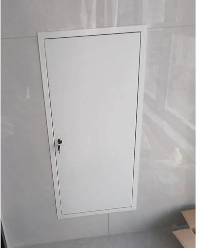 Aluminiumåtkomstpaneldörr med lås, dold vägginspektionslucka för luftkonditionering, enkel inbäddad installation för säker åtkomst