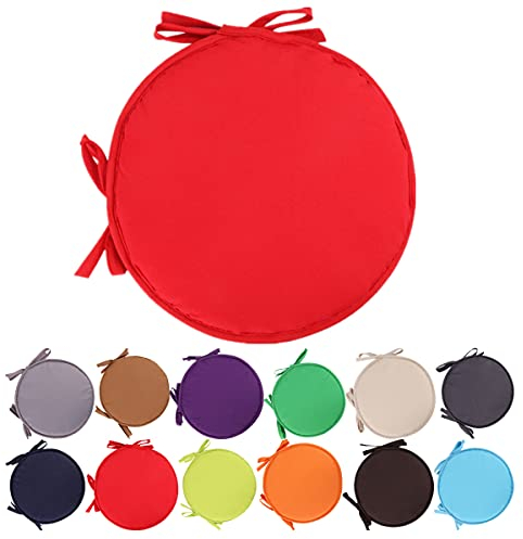 Cuscini Colorati per Sedie da Interno/Esterno - Sedili Rotondi per Patio e Mobili da Giardino - Diametro 30/38 cm