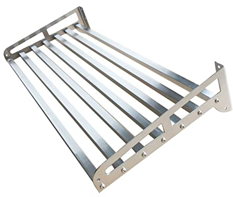 WYJRO Estante de Horno para Microondas, Barra Utensilios Cocina, Ideal para Colgar Multifuncional Organizador Estantería Cocina,Plata,30 * 15cm