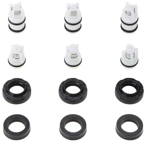 YANGLY Pompe domestique haute pression, kit de réparation de tête de lavage, joint, huile, clapets anti-retour, machine de nettoyage, pompe à eau, pièces, accessoires