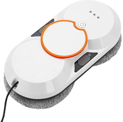 FBLMD Good Helper Smart Window Cleaning Robot con doppio spruzzo d'acqua 70ML Window Cleaner Robot 5600Pa Potenza di aspirazione per finestre/piastrelle/porte in vetro