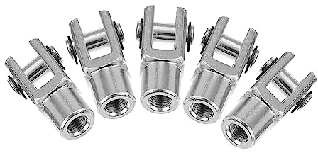 MUCKLILY 5pcs Air Compressor Fittings Y-Joint Push to Connect Fittings Industrial Push in Joint Cylinder Connector