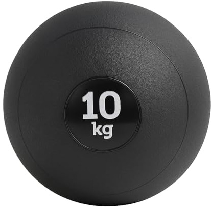 Slam Ball 4KG –10KG – Durable Rubber Medicine Ball for Exercise & Fitness Equipments – Weighted Workout Ball for Men & Women – Ideal for CrossFit, Strength Training & Cardio Home Gym (10KG)