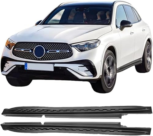 ZhangJW Seitenschweller Trittbretter Schweller für Mercedes GLC SUV Coupe X254 C254 2023+,1 Satz seitentrittleistenpedale Schwellerrohre, Trittbretter Autozubehör Seitenschweller Kit
