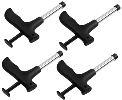 Alipis Abridores de Cocos Fácil de Limpiar de Acero Inoxidable 4 con Mango Antideslizante, Herramienta Simple y Segura para Bares y Restaurantes