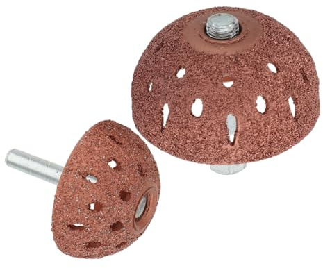 UPKOCH 2 Piezas Kit de Reparación de Neumáticos con Rueda de Pulido de Aleación de Tungsteno y Herramienta Neumática de Lijado para Automóviles y Vehículos Conjunto para Lijado y