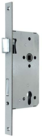 SN-TEC Haustürschloss/Türschloss mit langer Stulp, 65/92/10 PZ mit 24 x 310mm Stulplänge DIN Links