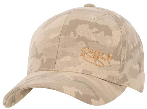 2Stoned Flexfit Baseball Cap Light Camo Dark Beige mit Stick Größe L/XL (58 cm - 60 cm) für Damen und Herren