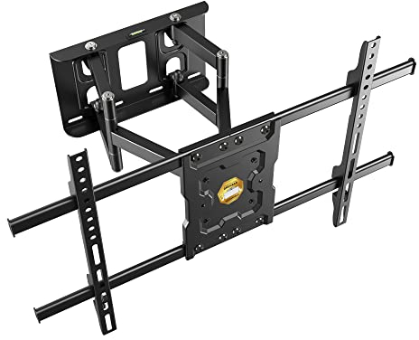 RICOO Support Murale TV Orientable S7264 Inclinable Universel 40-65 (102-165cm) Fix ation Mural Télévision LED/LCD/Incurvée VESA 300 x 200-600 x 400