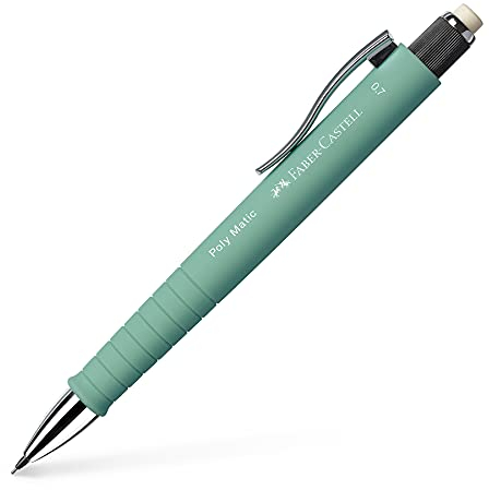 FABER-CASTELL 133365 - Druckbleistift Poly Matic 0.7 mm, mintgrün, 1 Stück