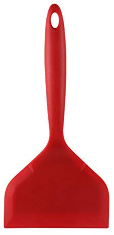 Benoon Spatola da Cucina, Spatola da Cucina in Silicone Antiaderente Raschietto da Cucina per Dolci da Cucina Pentole per La Casa Rosso