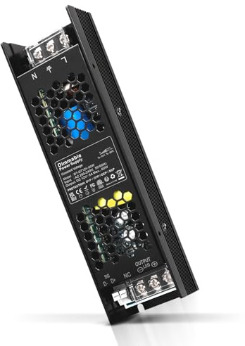 REYLAX LED Trafo 24V 100W Dimmbar TRIAC & 0/1-10V, Netzteil 4.2A | Konstantspannungs Transformator, Trafo 230V auf 24V Schalt Niedervolt Treiber, Für 24 Volts Led Streifen