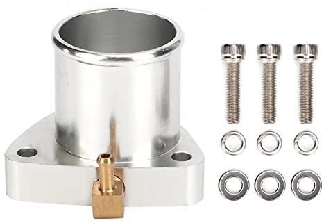 Adattatore turbo a 3 bulloni, kit adattatore flangia Kit adattatore uscita turbo a 3 bulloni adatto per Garrett Gt25 Gt28 T25 T28 Sr20det con raccordo in ottone Resistenza agli urti a 90 gradi Resiste
