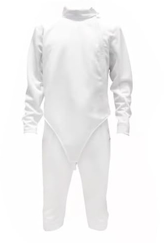 Fencing Equipment，Fencing Uniform Suit，Unisex Fencing Uniform Suit，Fencing Competition Protective Clothing, top/Vest/Pants Three-Piece Suit, ice Silk Fabric Body Protection and Anti-stab(58)