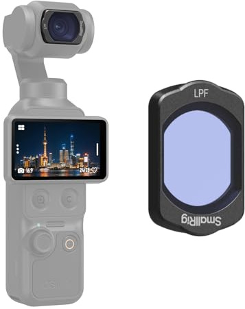 SMALLRIG Magnetic Light Pollution Reduction Filter for DJI OSMO Pocket 4/3, Multi Coated HD Optical Glass, Filter for City Nighttime Photography - 5829