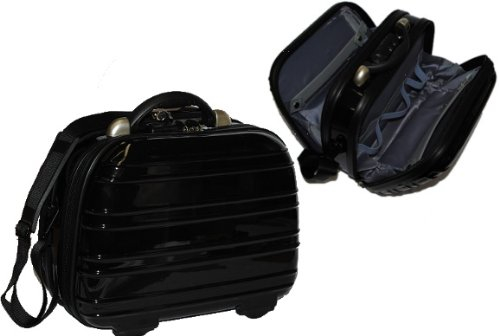 alles-meine.de GmbH Luxus - Beautycase/Nähkoffer XL groß - schwarz mit vielen kleinen Taschen - Beautykoffer - Nähkästchen/Nähkasten/Nähkorb - Reisekoffer - Beauty & Näh - ..