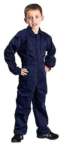 Portwest 128-134 - Tuta protettiva da giardino per ragazzi e ragazze, colore: Blu navy
