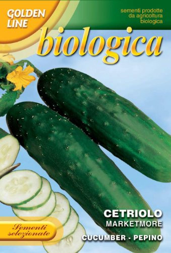 Franchi Seeds of Italy Organic Range Cucumber Marketmore Seeds