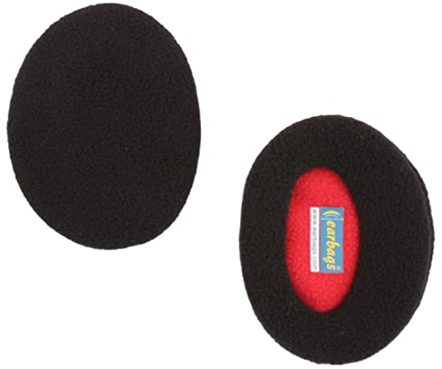 Earbags Ohrenwärmer Standard, schwarz, L, earbags Fleece